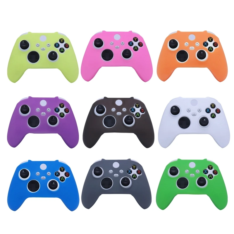 

Silicone for Case for xbox Series X S Controller Skin Console Gamepad Joystick Protective Cover Cases Accessor J60A