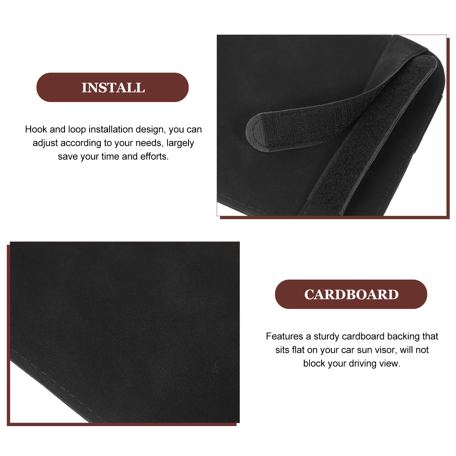 

Interior Interior Accessories Sun Visor Organizer Car Visor Storage Pocket Sunglasses Holder For Car