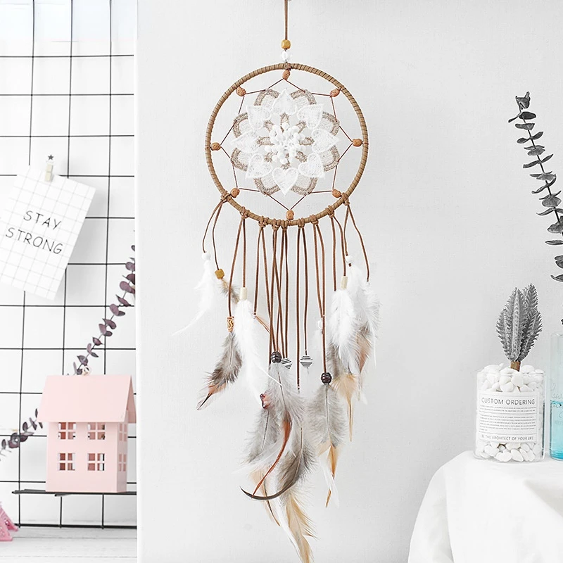 

Mengwang Ornaments Bohemian Style Home Decoration Friends Creative Gifts Retro Pastoral Hollow Lace
