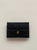 new international brand chhc leather universal card zero wallet key no zipper portable embossed logo gift box shopping bag