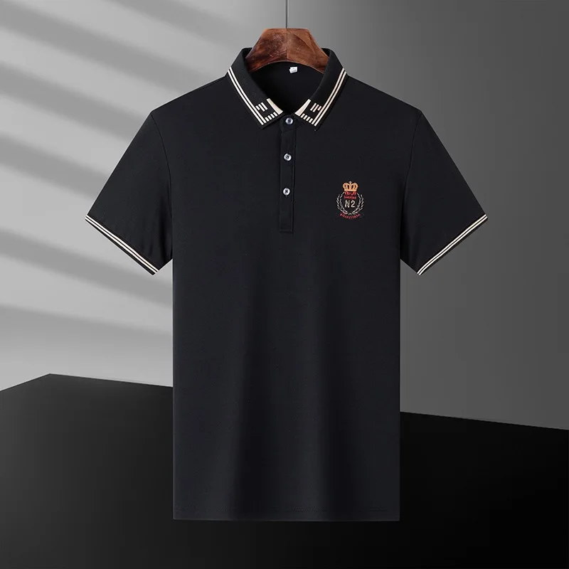  высококачественные короткие рукава поло футболка мужской стиль 2022 летний
