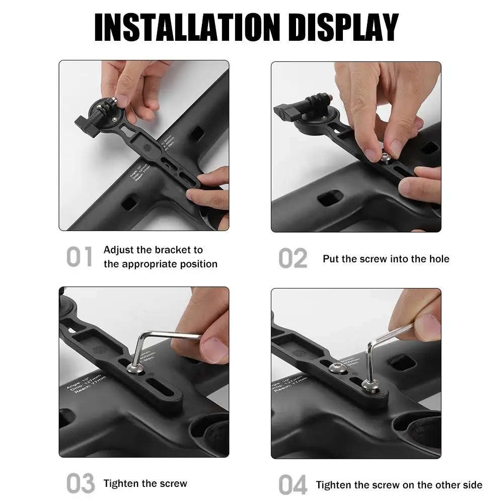 Держатель для велосипедного компьютера удлиненная подставка на руль MTB дорожный