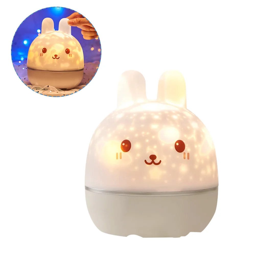 

1 Set USB Projection Light Rotating LED Night Light Decorative Tabletop Light