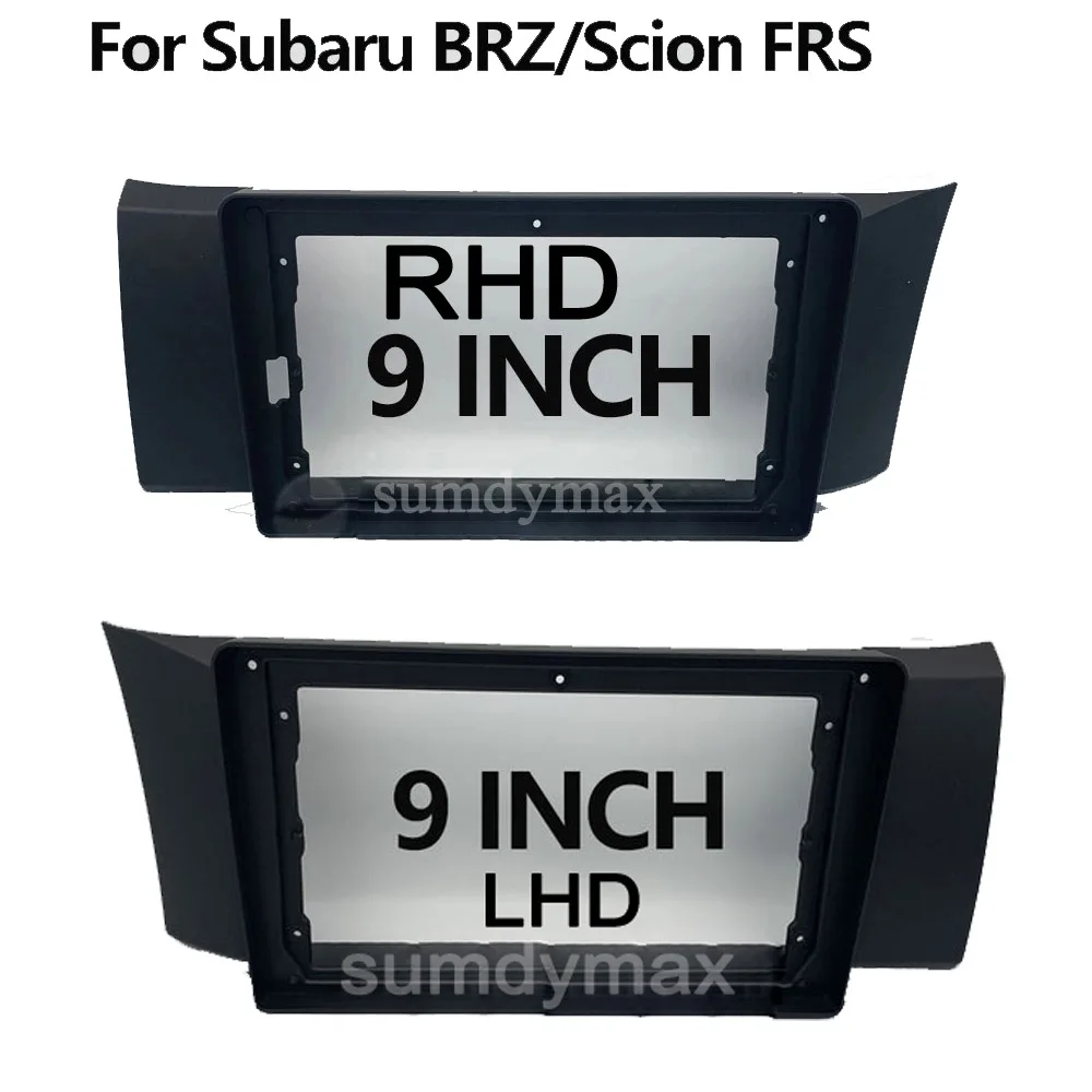 

9inch 2 Din Car Radio Fascia Frame For Subaru BRZ Scion FRS Toyota-GT 86 2012 - 2016 car panel Trim Dashboard Panel Kit