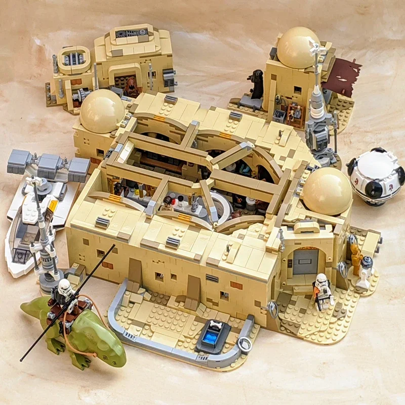 

In Stock 2023 3187PCS Mos Eisley Bistro Cantinaed 75290 The Rise of Skywalker Building Blocks Toys For Children Gifts