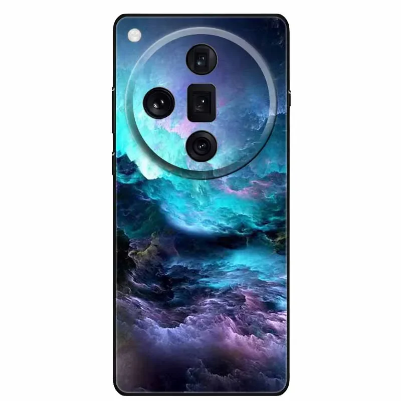 For Find X7 Ultra 5G Case 6.82'' Silicone TPU Soft Bumper Phone Cases for OPPO Shockproof Covers X7Ultra Cool Wolf