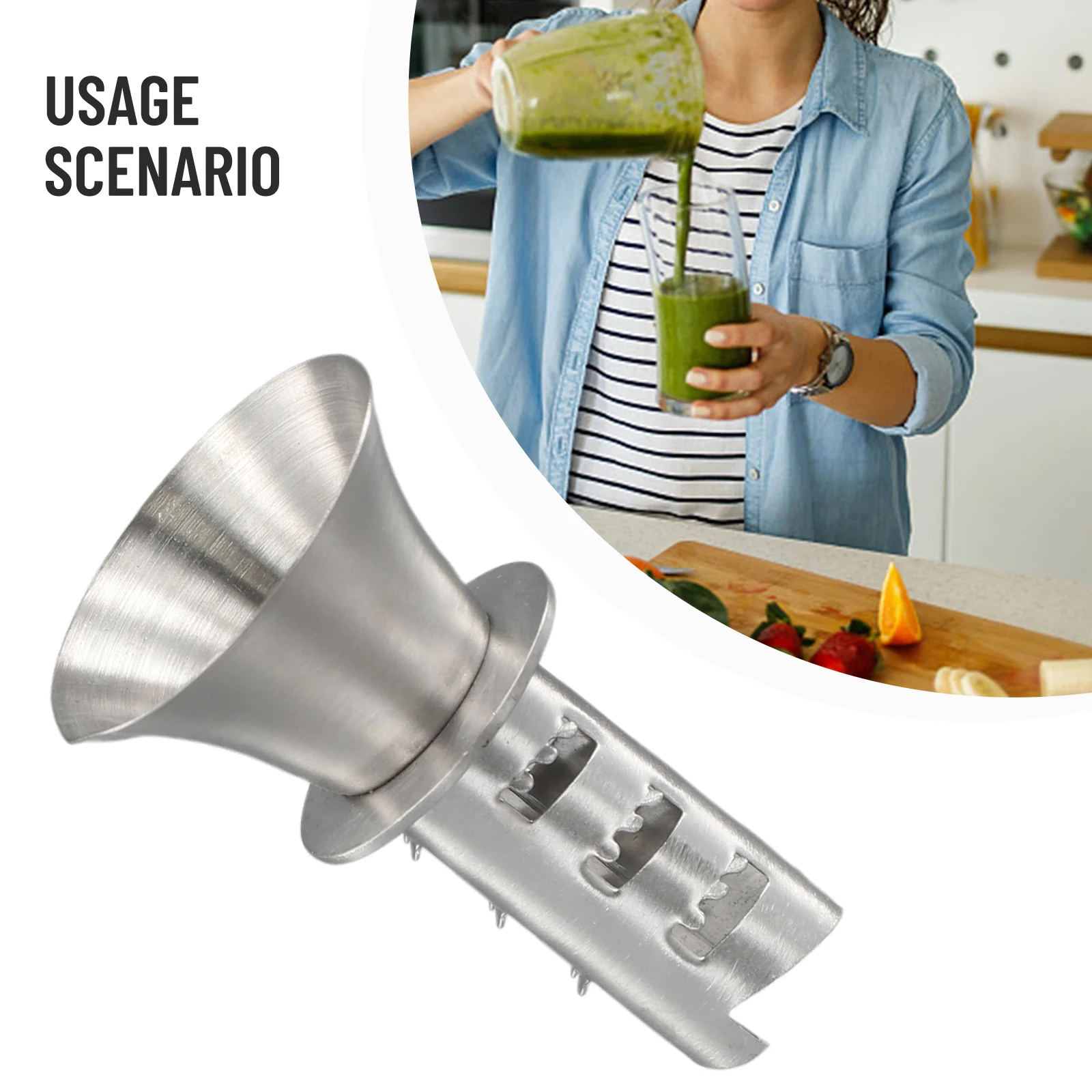 LEENKEA Ручная соковыжималка для лимона из нержавеющей стали