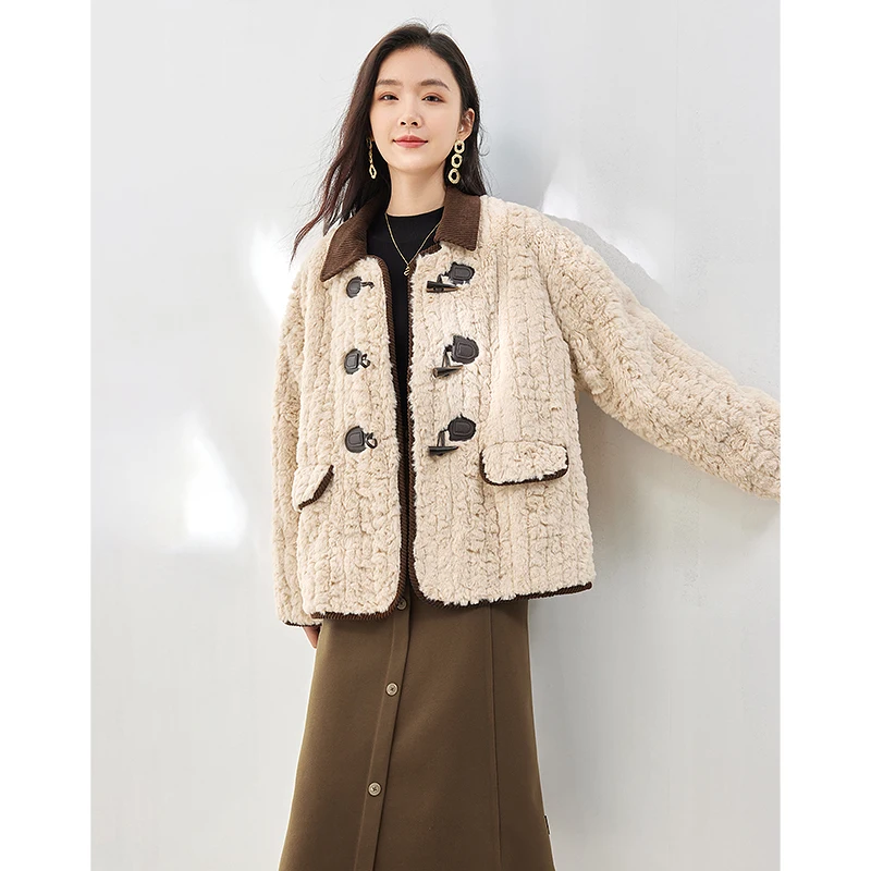 Рисунок 4 - Женское плюшевое пальто с длинным рукавом