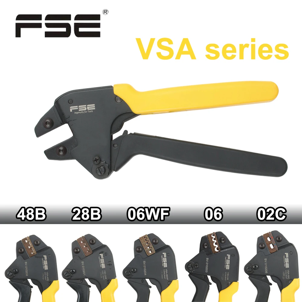 Обжимные Щипцы, инструменты, Φ 06WF Φ 48B для натяжных трубок, инфракрасных клемм, Электрический зажим, многофункциональный инструмент, комплект VSA