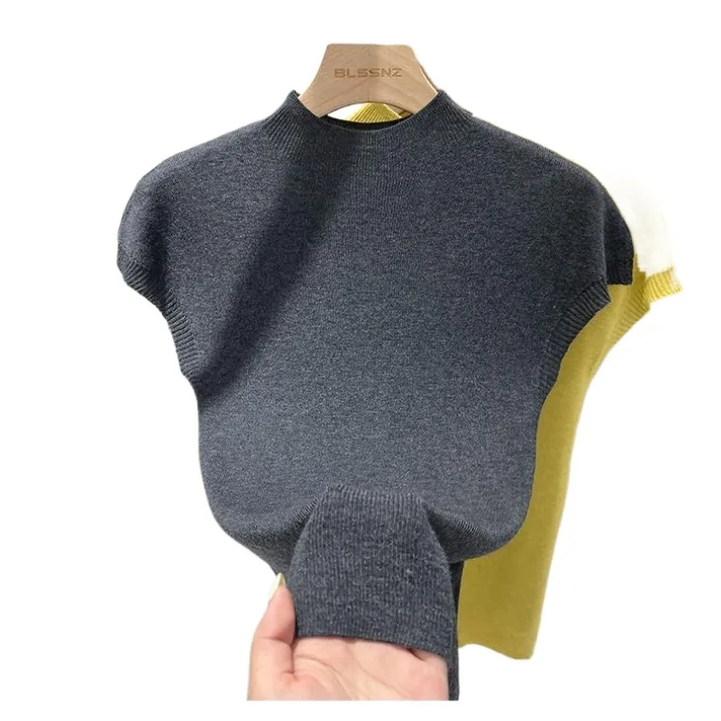 Футболка женская с коротким рукавом повседневная универсальная зеленая рубашка