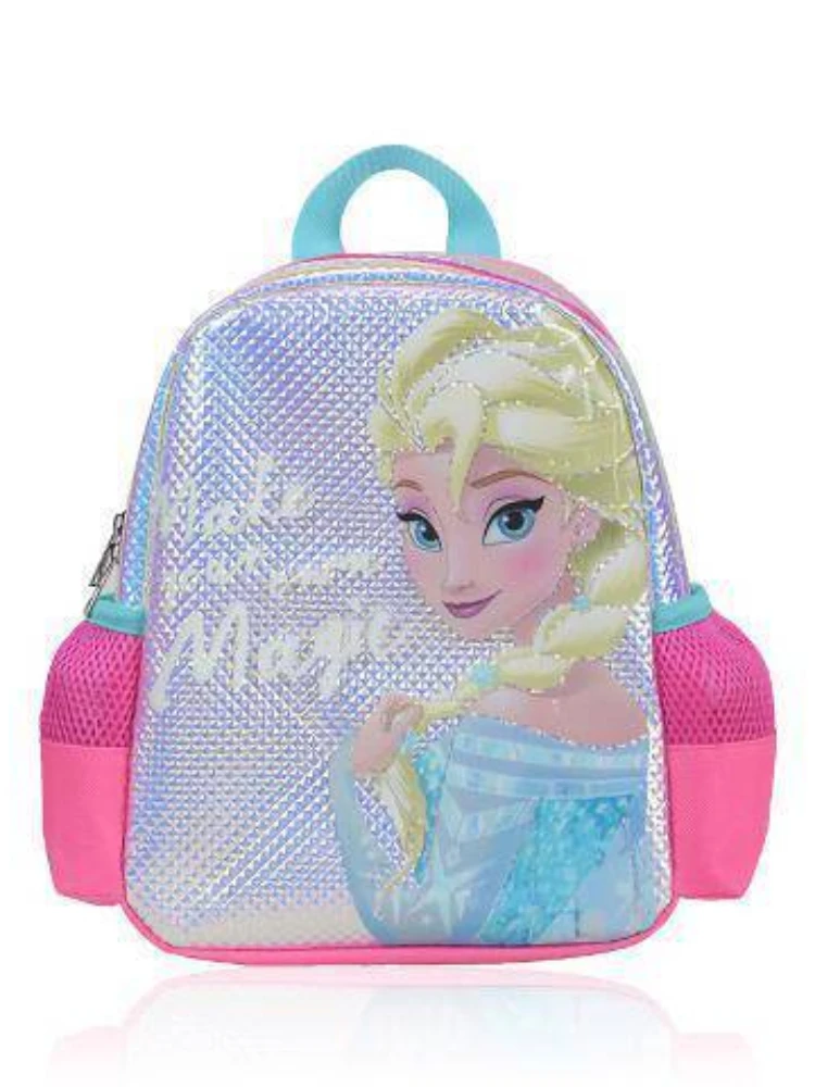 Disney Princess Elsa Kindergarten Children's Cute Cartoon Sweet Schoolbag Large Capacity Lightweight Backpack