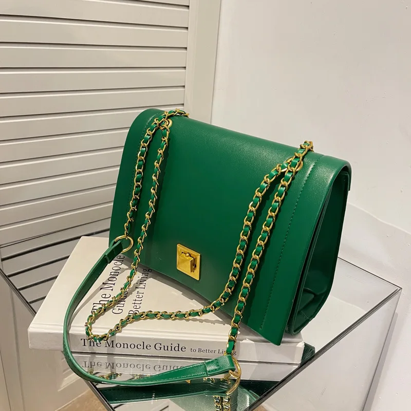 Модные брендовые Дизайнерские однотонные кошельки женские сумки через плечо 2022