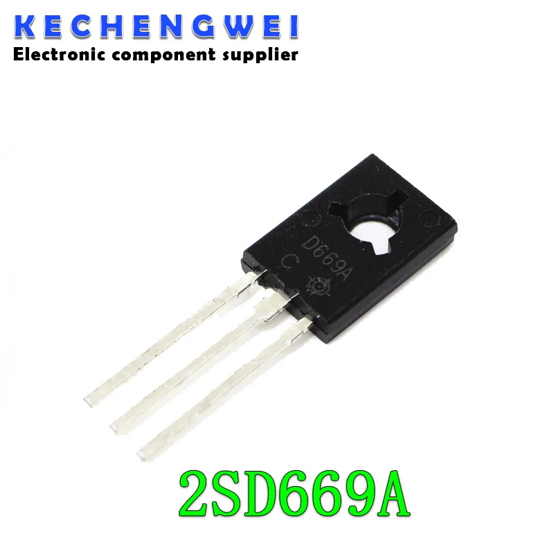 Новые и оригинальные триоды 10 шт. 2SD669A Φ 2SD669 D669A D669 TO-126