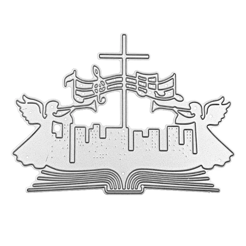 

Easter for Cross Angel Metal Cutting Dies Stencil Scrapbooking DIY Album Stamp P