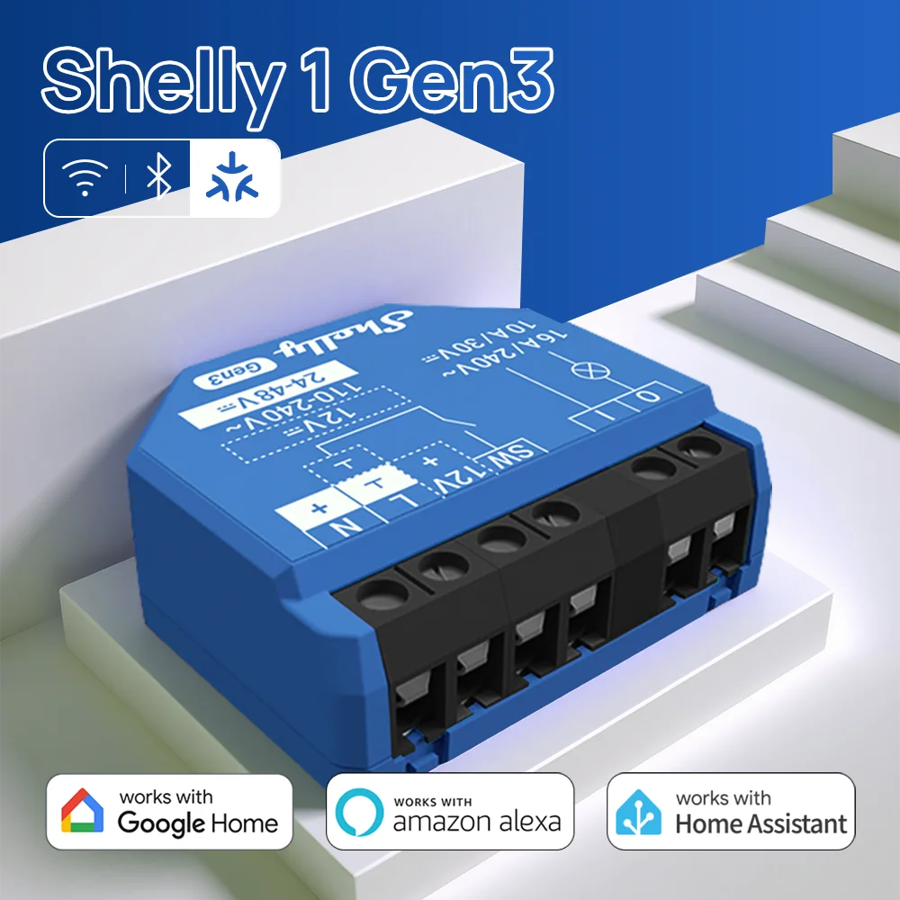 Shelly 1 Gen3 умный выключатель