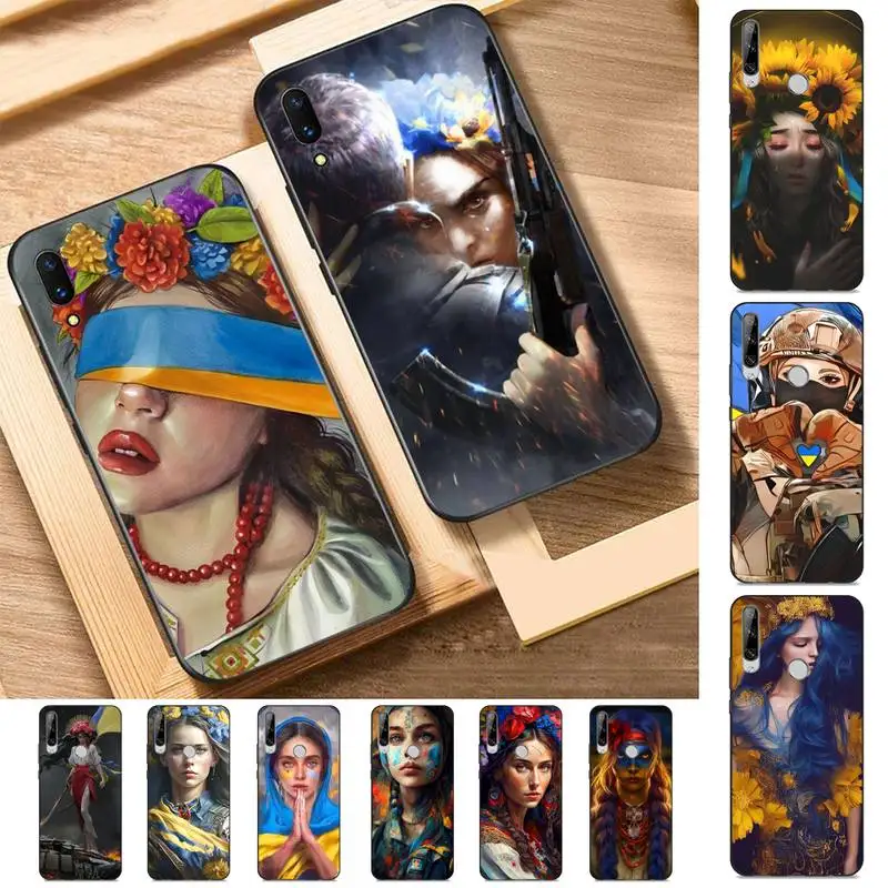 

Ukraine girl Phone Case for Huawei Y 6 9 7 5 8s prime 2019 2018 enjoy 7 plus