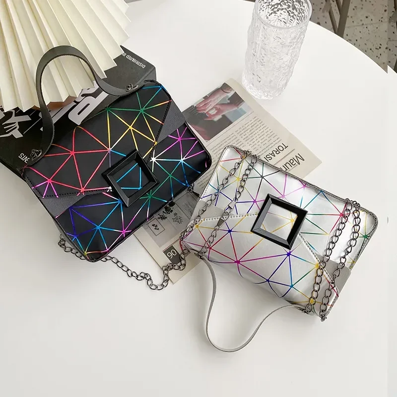 

Shoulder Bag Women Laser Shoulder Shoulder Fashion Beach Transparent Bags 2023 Crossbody Design Bags Bag New