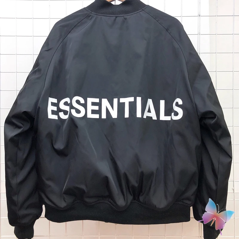 

High Street Double Line ESSENTIALS Jacket Plus Cotton Coats Black Casual Fashion Men's Clothes Jackets