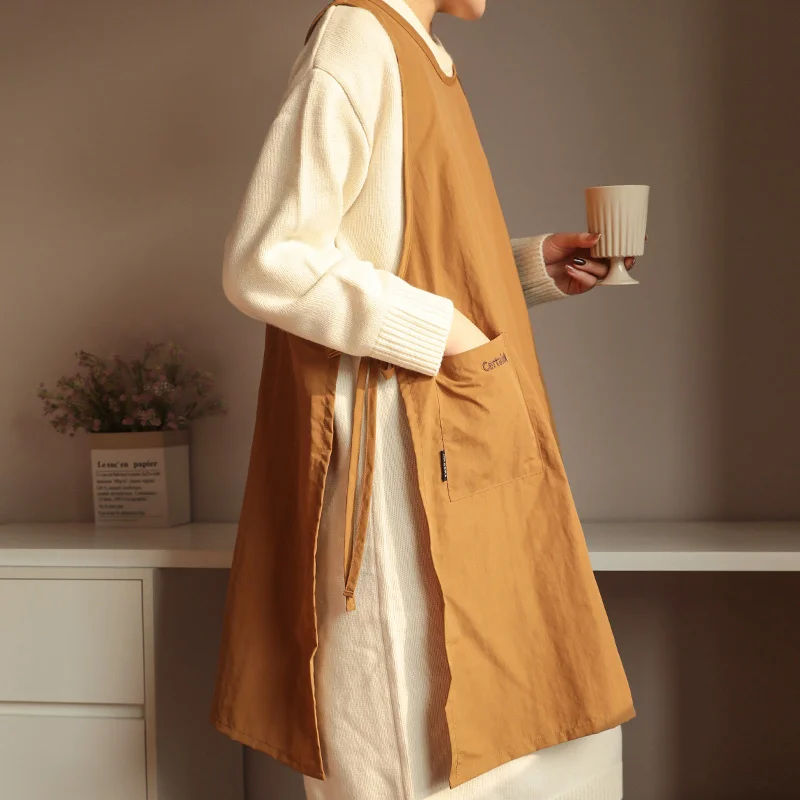 Водонепроницаемый кухонный фартук с карманами