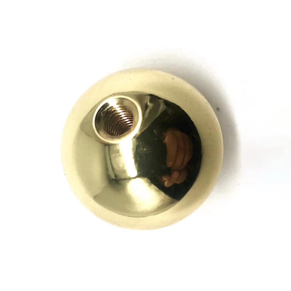 

M2 M3 M4 M5 M6 M8 M10 M12 Brass Ball Thread Half Hole Metric H62 Drilling Copper Balls Female Thread Blind 5/6/7/8/9/10/11~60mm