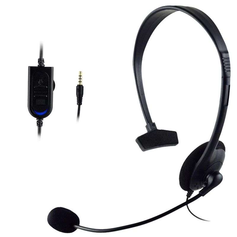 

Operator Headphones Head-mounted With Noise Canceling Microphone One-ear Telephone Clear Call Headphones Single-Sided Headset