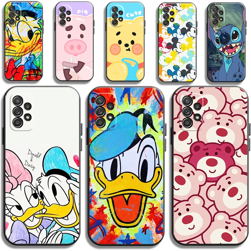

2022 Disney Phone Cases For Samsung Galaxy M11 12 S8 S9 S10 S20 S20FE S21 S21Plus S21 UItra Back Cover Soft TPU Coque Funda