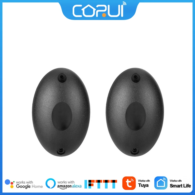 

CoRui 1 Pair 20m Single Beam Alarm Photoelectric Infrared Detector Security System Door Infrared Beam Detector Sensor Smart