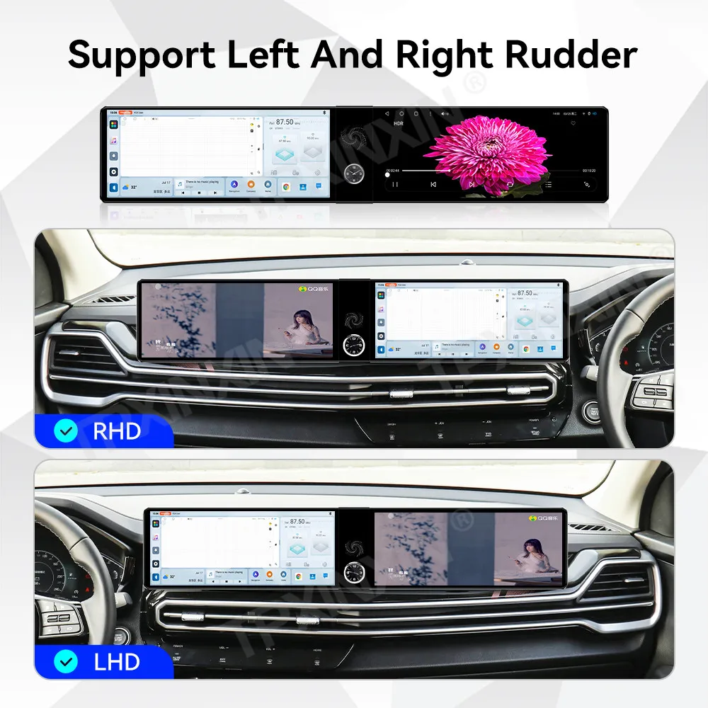 Фото 24,6-дюймовое автомобильное радио с Android Auto и CarPlay для Kia Sportage 2021-2026, двухэкранное, с GPS-навигацией, стереоплеером, головным устройством и DSP №4