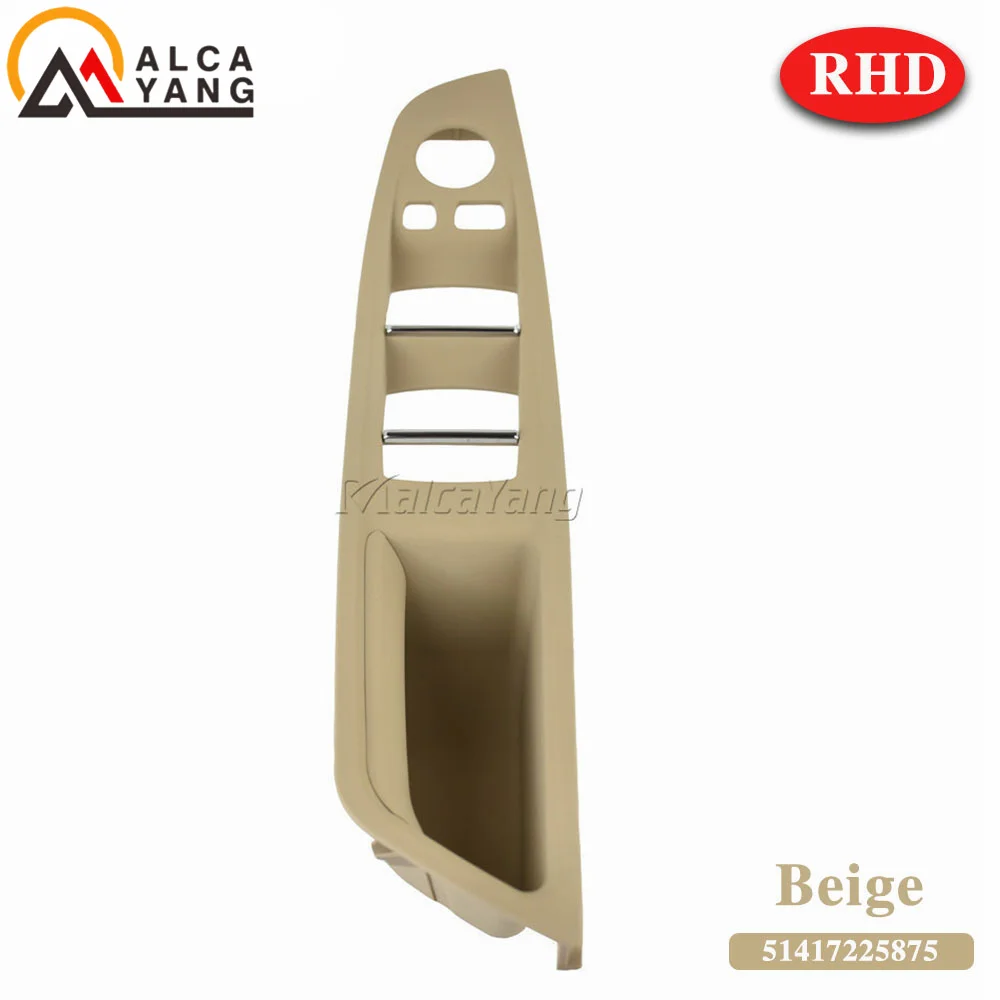 

Для Bmw 5-й серии F10 F11 F18 Внутренняя ручка двери Передняя дверь Внутренняя дверная панель Кнопка сиденья водителя Рамка переключателя для хранения B