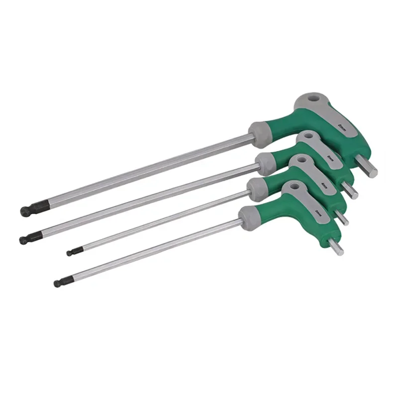 M2 M2.5 M3 M4 M6 M8 M10 CR-V Хромованадиевый Т-образный шестигранный ключ для ремонта