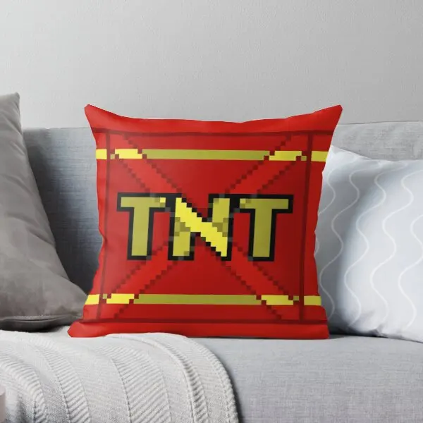 

Bandicoot Tnt Printing Throw Pillow Cover Office Comfort Square Waist Anime Car Bed Home Cushion Sofa Pillows not include