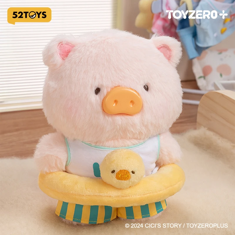 Фото 52TOYS Lulu The Piggy OOTD Series, милый товар в стиле аниме, идеальное украшение, высота: около 17 см/6,7 дюйма №4