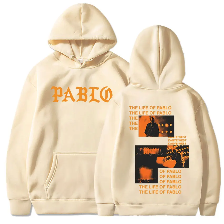 

Rapper Kanye West THE LIFE OF PABLO Music Album Print Hoodie Men Women Sweatshirt Hip Hop Oversized Pullover Hoodies Streetwear