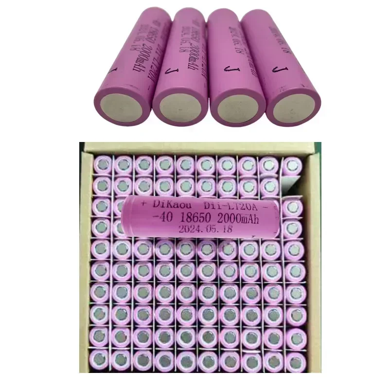 Аккумуляторная батарея 18650 3.7V 2000mAh для фонарика, пульта дистанционного управления, игрушечной модели автомобиля -40 ° Низкотемпературная батарея + USB-зарядное устройство (art.: 3920d998e6ec8) - 3920d998e6ec8