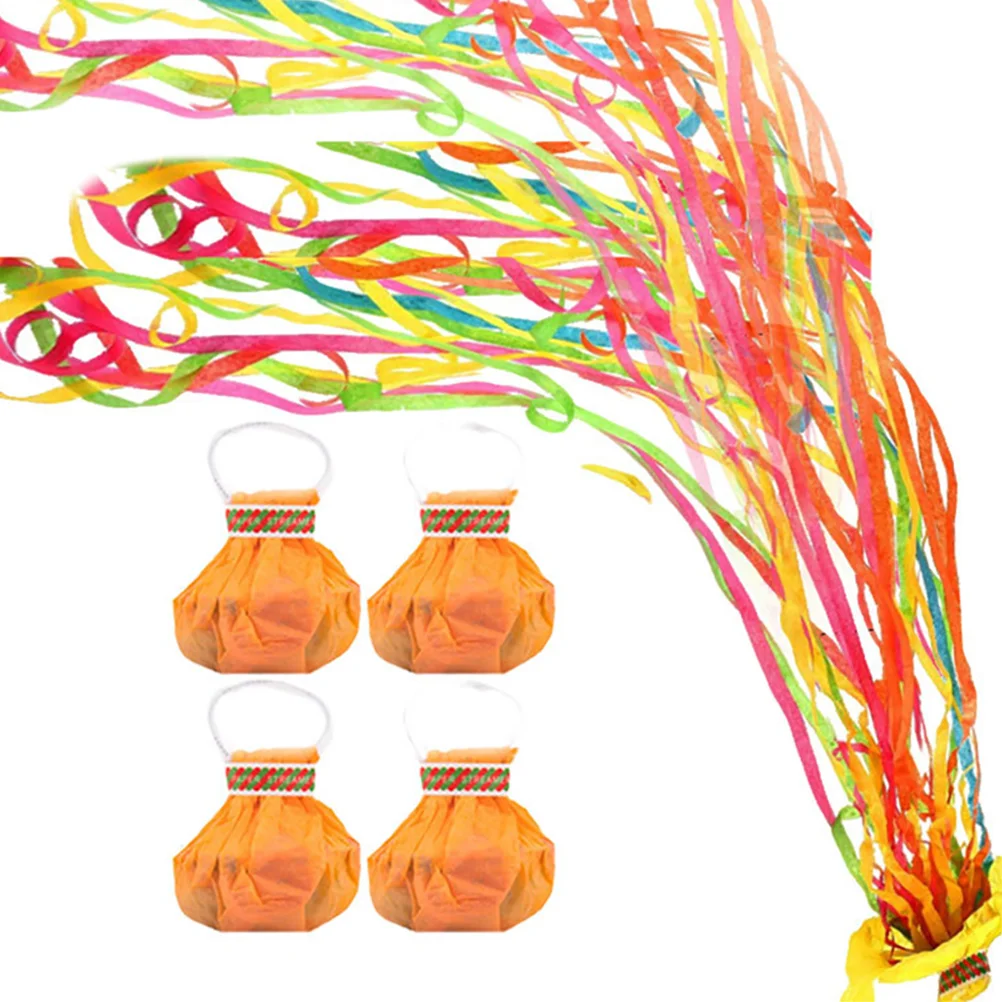 

Streamers No Throw Streamer Hand Paper Party Crackers Birthday Graduation Spider Toss Wedding Shooters To And