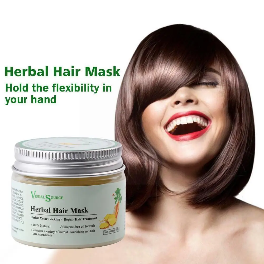 

50ml Herbal Ginger Hair Repair Damage Hair Root Polygonum Care Sinensis Multiflorum Treatment Hair Scalp Angelica Gins H5m0