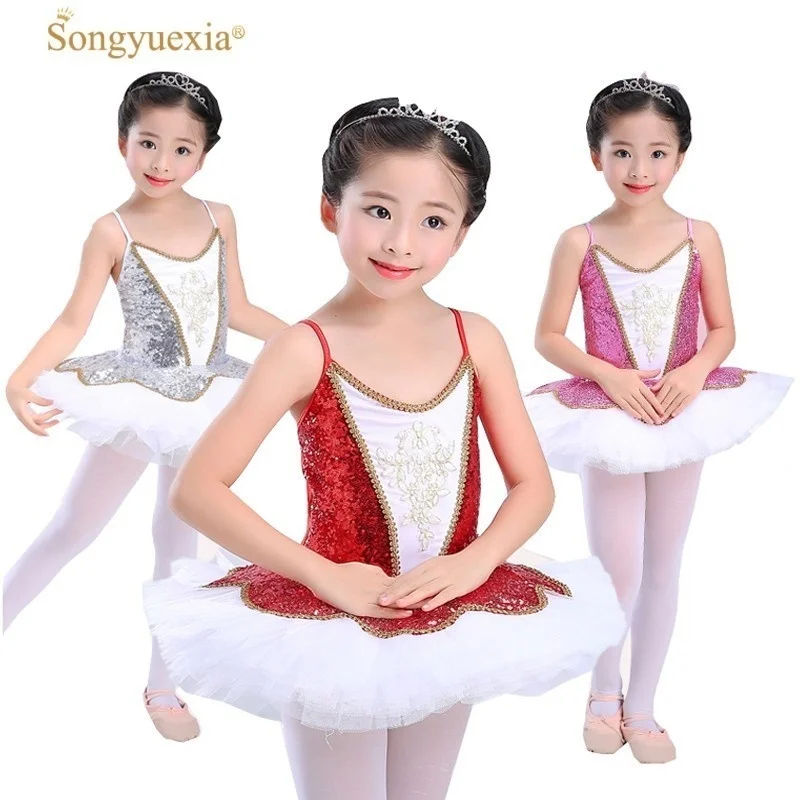 

Songyuexia professional ballerina ballet tutu for children girls adult pancake tutu costumes for dancing and ballet girls dress