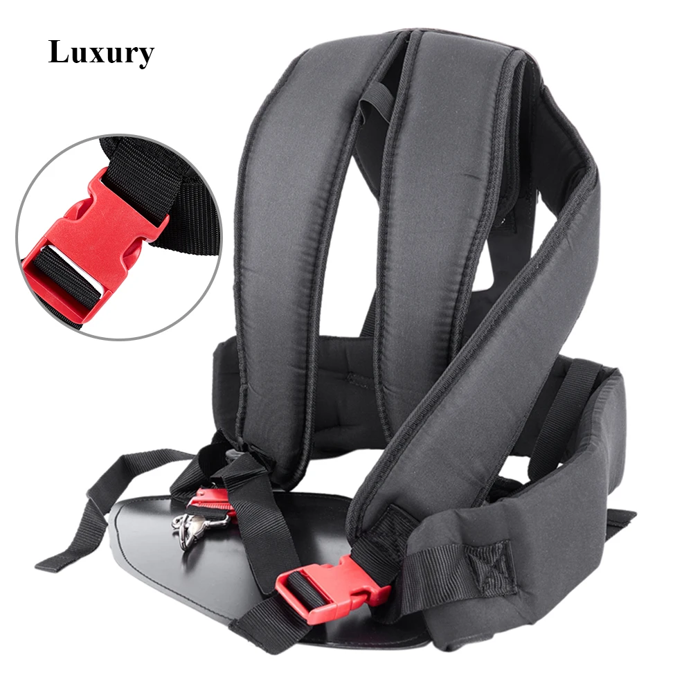 

Grass Cutter Lawn Mower Accessories Double Shoulder Strap Harness For Lawn Mowers With Comfortable Shoulder Pad Protection