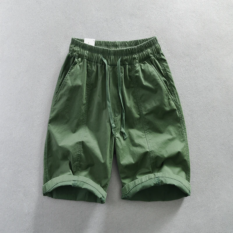 

Мужские летние свободные шорты с эластичным поясом