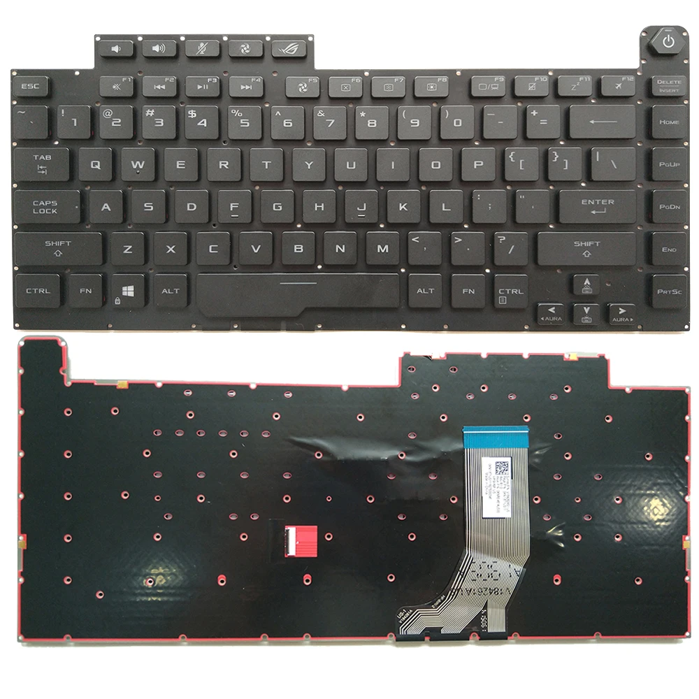 Клавиатура с RGB-подсветкой для ASUS ROG Strix SCAR G532 G532LWS G532LV G532LW G531 G531GW G531GV G531GT V184262AS1
