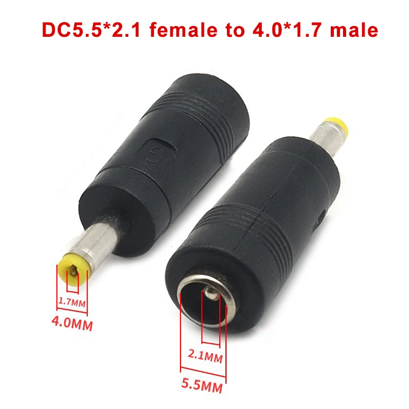 5 шт. Переходник постоянного тока с внутренней резьбой 5*2 1 на наружную резьбу 4 8*1 7