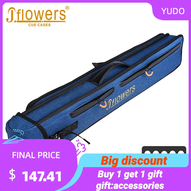 

Jflowers Billiard Pool Cue Case Bag 3 Butts 5 Shafts 8 Holes Cue Case Multifunction Durable Carrying Bag Waterproof Cue Case Bag