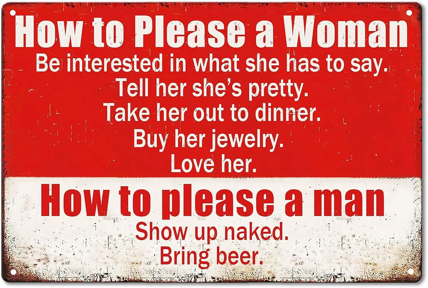 Fmcmly Забавный гаражный знак Юмор Человек Пещера Бар Художественные украшения Как