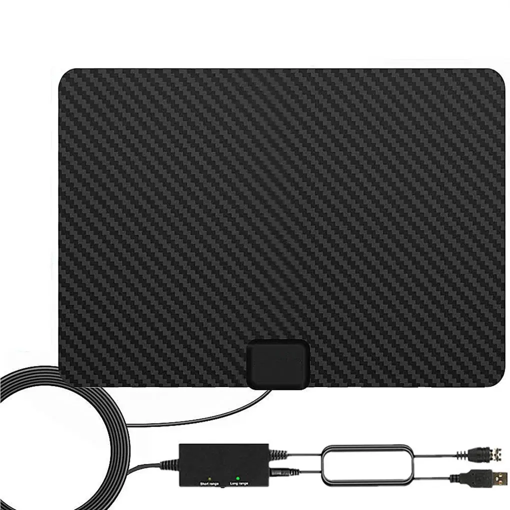 

Antena Digital Carbon Fiber with Switch Aerial Clear Smart Signal Durability Dish Receiver Satellite TV Home Appliance