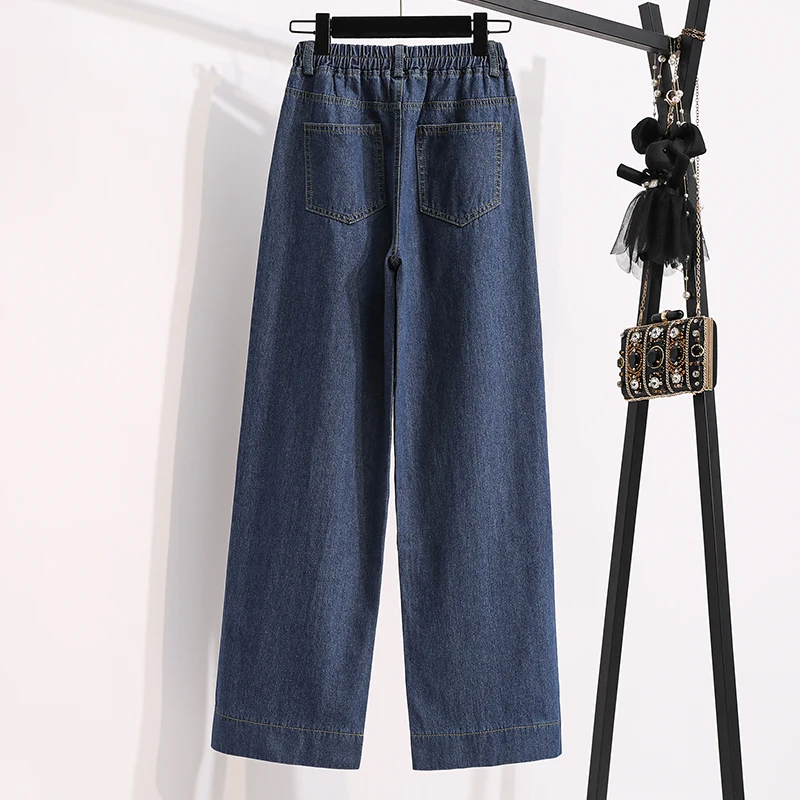 Женские джинсы S-5XL с эластичным поясом