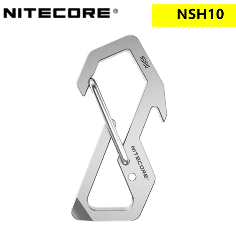 

NITECORE NSH10 титановый карабин