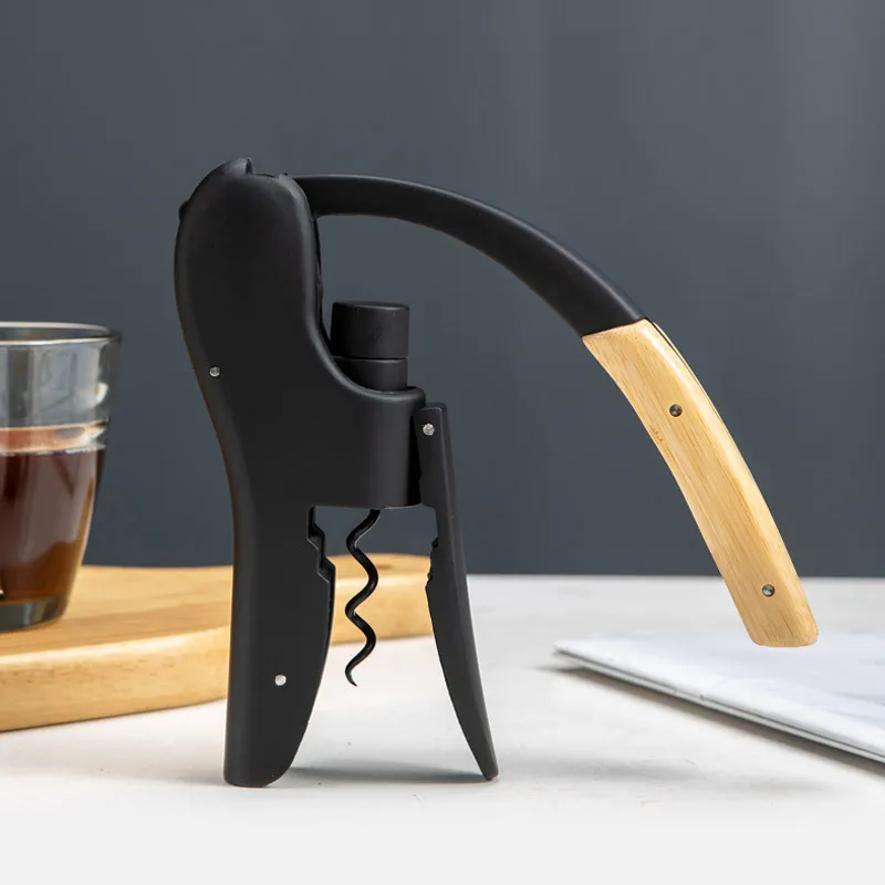 Штопор с деревянной ручкой для винных бутылок в виде кролика ручной штопор