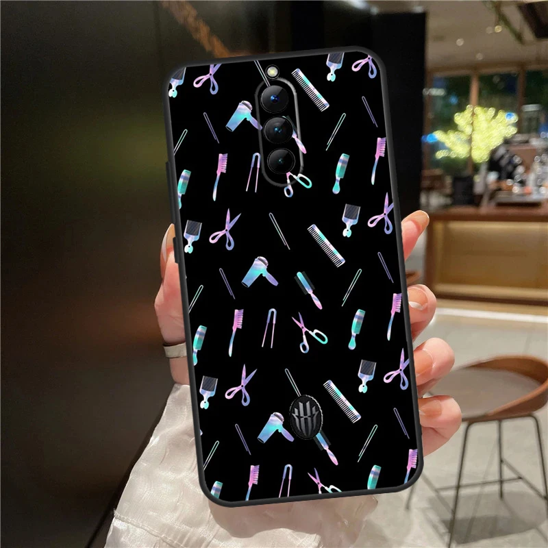 Фото Чехол для парикмахерского стиля для ZTE Nubia Red Magic 10 9 8S 9S 10S Pro Plus 6 7 6S 7S 6R 5G RedMagic 10 Air Cover №3