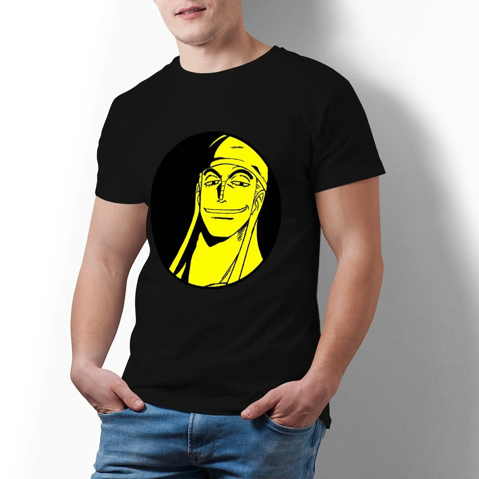 

Bandai One Piece Lightning God Eneru Enel T Shirt Japanese Streetwear 100 Cotton T-Shirt Short Sleeve Print Mens Tee Shirt