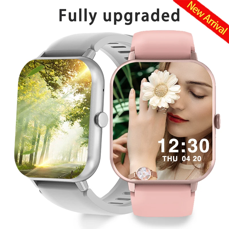 

2023 Bluetooth Call Smart Watch for Women Full Touch Screen Sports Fitness Smart Watch GPS Tracking Waterproof smartwatch Men
